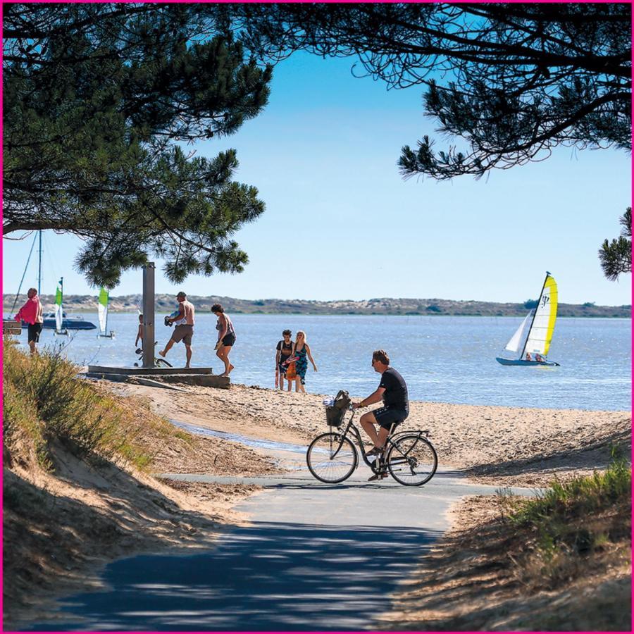 Mobilhome 2Ch Climatise-Terrasse Fermee-4 Velos-Camping 4 Etoiles Les Charmettes Les Mathes Exterior photo